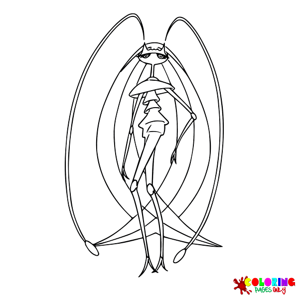Pheromosa Coloring Pages