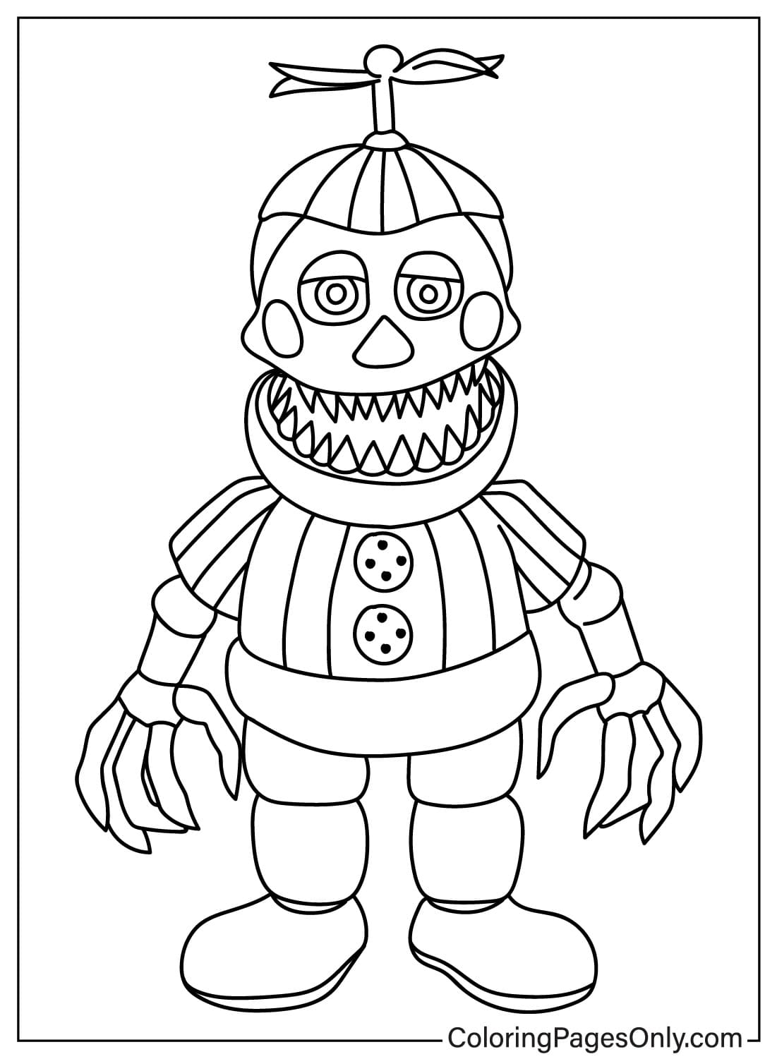 Pictures Balloon Boy Coloring Page from Balloon Boy