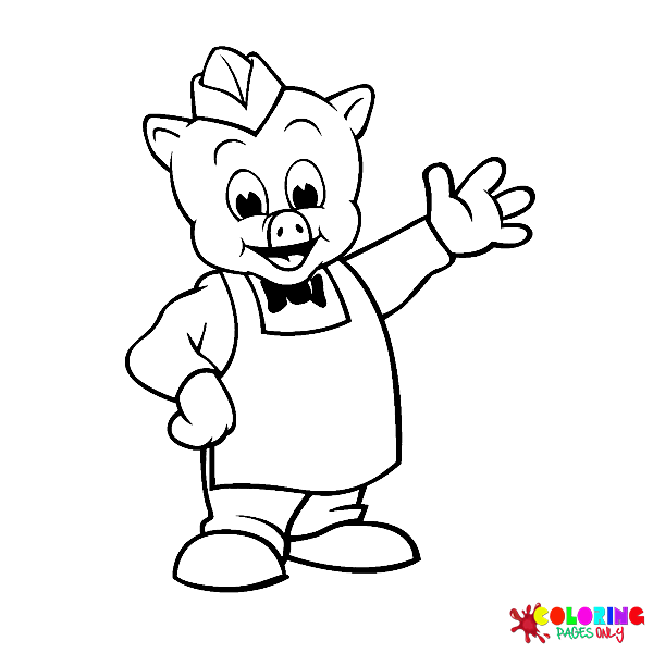 Piggly Wiggly Coloring Pages