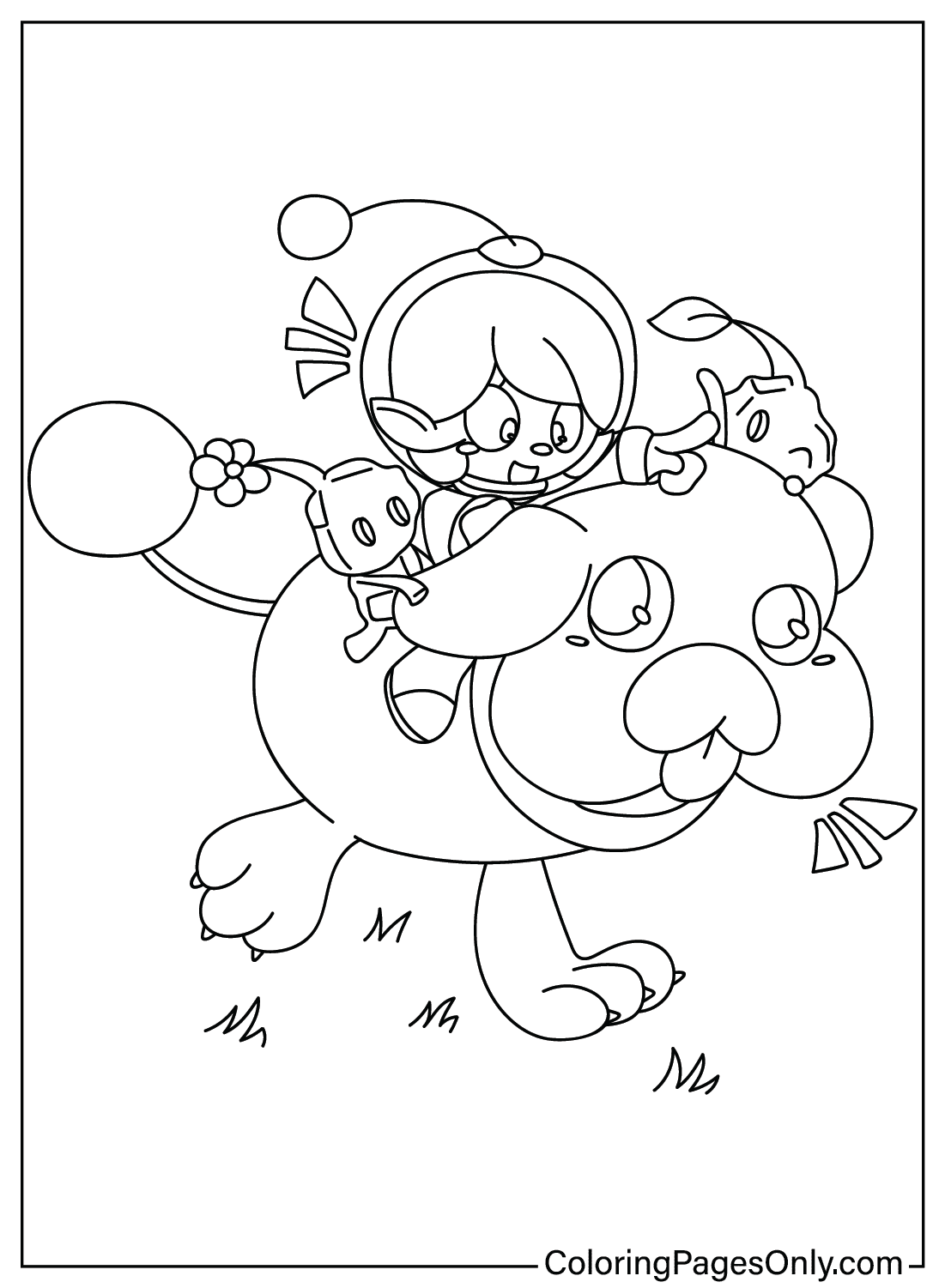 Pikmin Coloring Page PDF from Pikmin