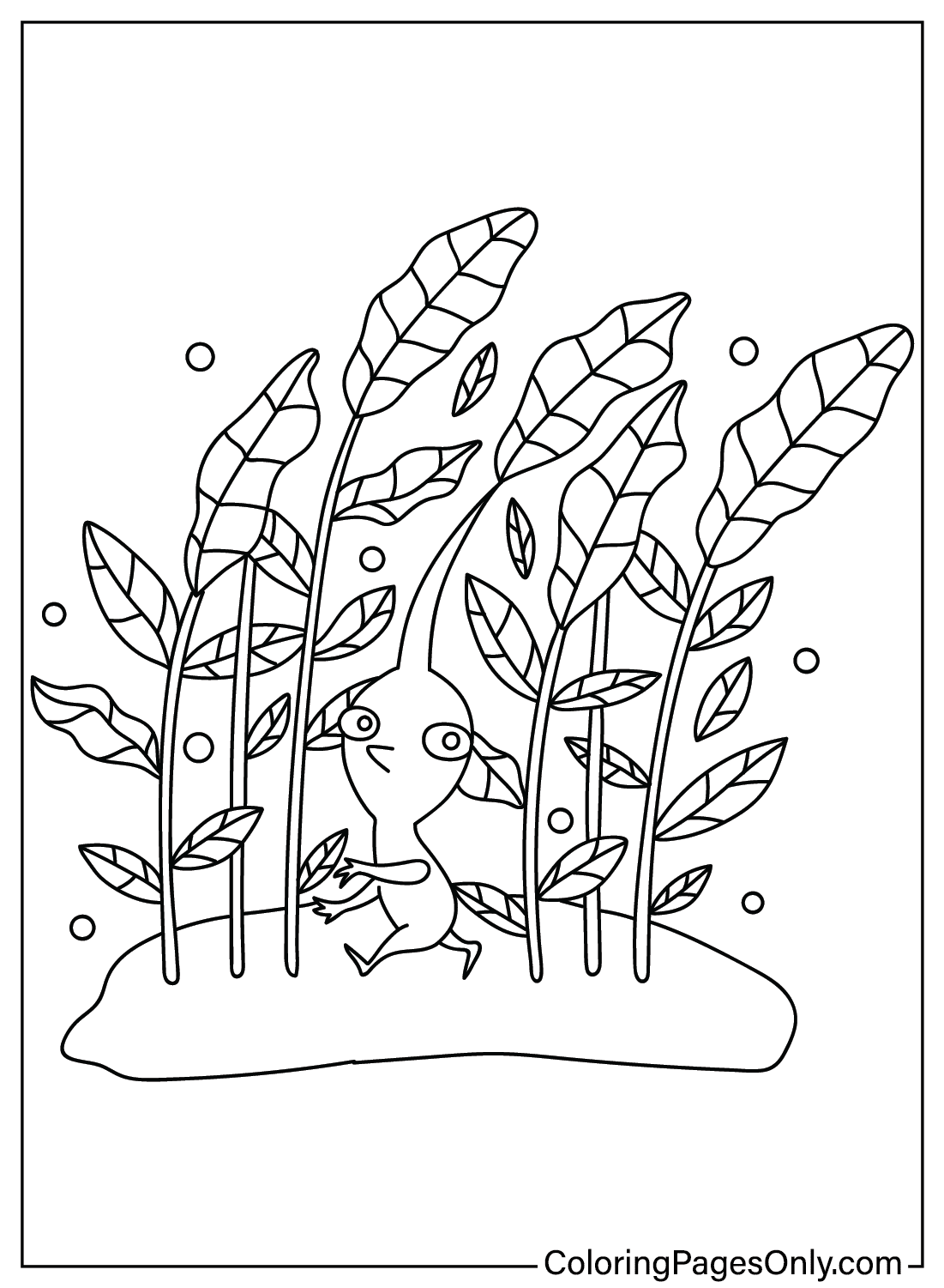 Pikmin Coloring Sheet from Pikmin