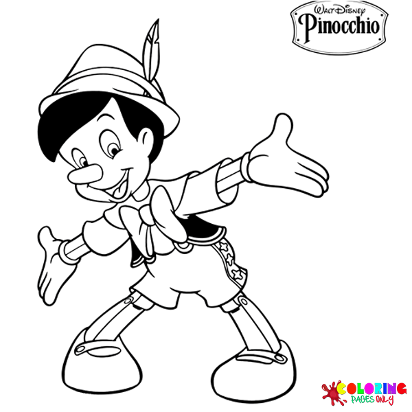 Pinocho Para Colorear