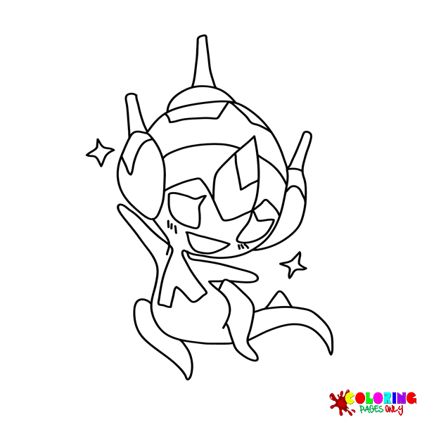 Poipole Coloring Pages