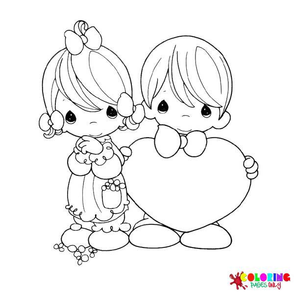 Precious Moments Coloring Pages