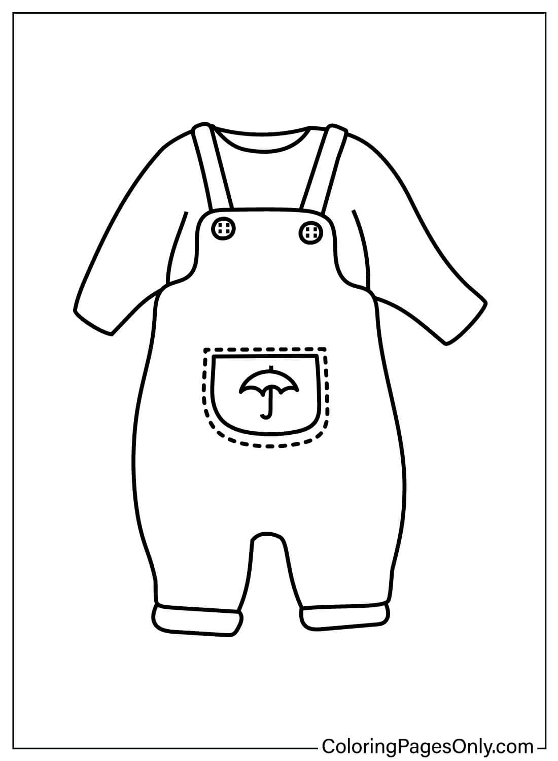 Printable Coloring Pages Baby Clothes from Baby Clothes