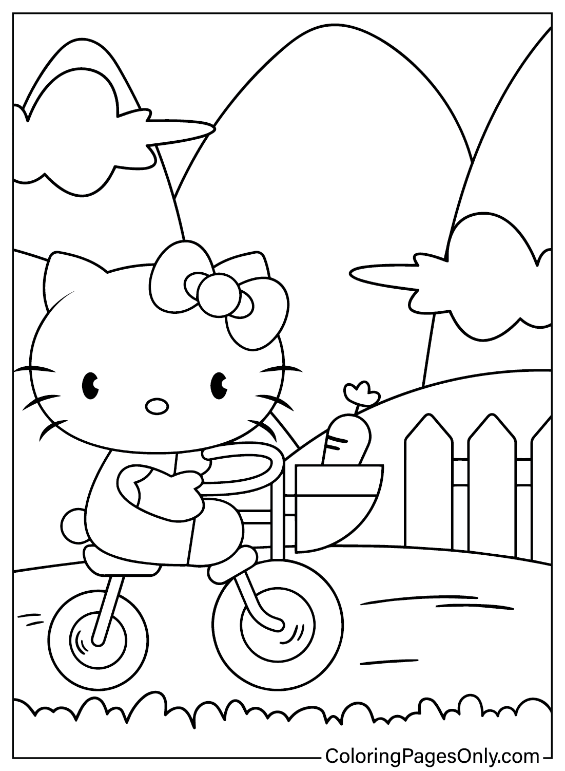 Unleash Your Creativity With Hello Kitty Free Color Pages