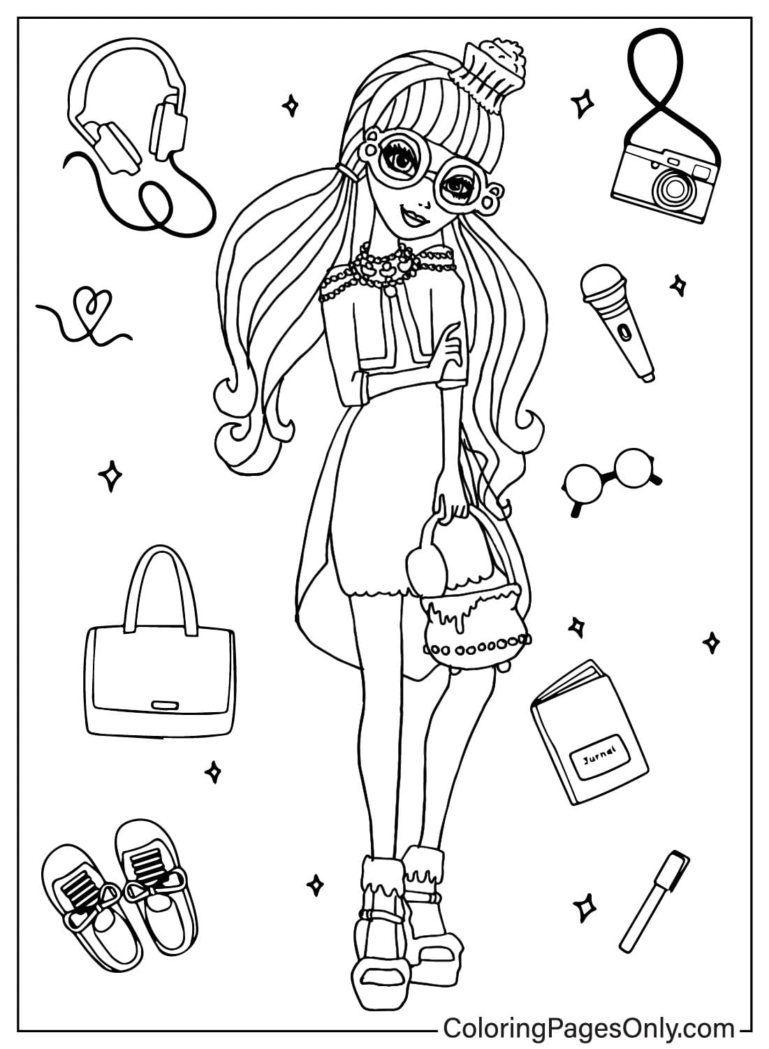 Coloriage Monster High imprimable de Monster High