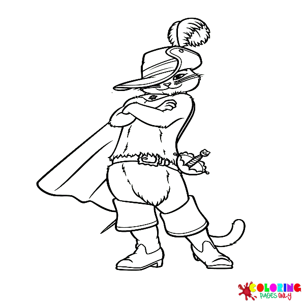 Puss in Boots Coloring Pages