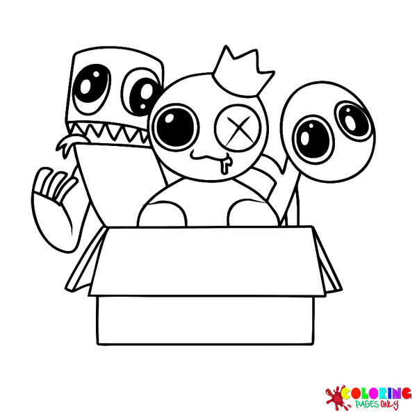 Rainbow Friends Coloring Pages