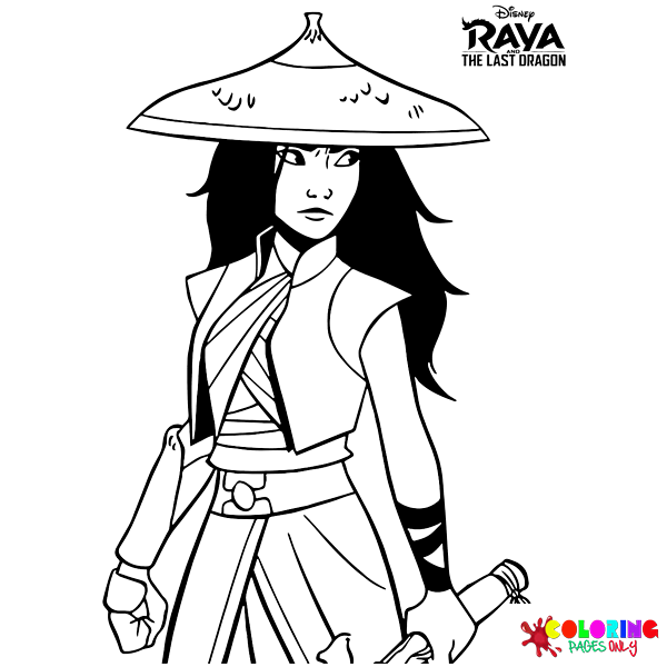 Raya and the Last Dragon Coloring Pages