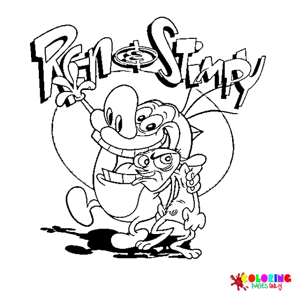 Ren and Stimpy Coloring Pages