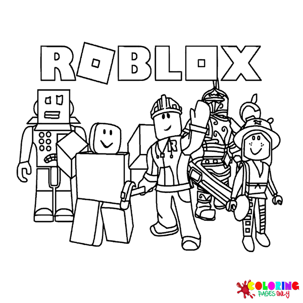 Desenhos para colorir do Roblox