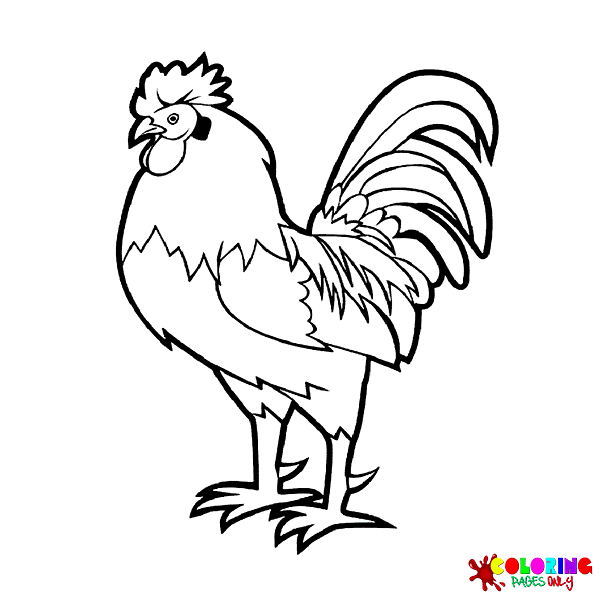 63 Rooster Coloring Pages - ColoringPagesOnly.com