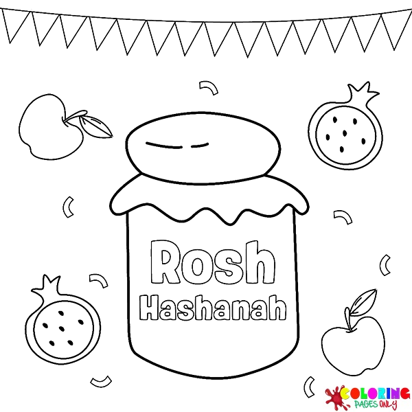 Disegni da colorare di Rosh Hashanah