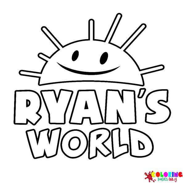 Desenhos para colorir do mundo de Ryan