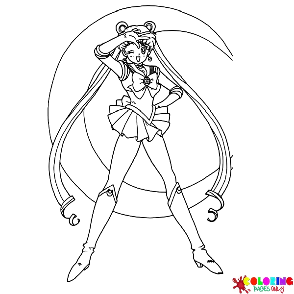 Sailor Moon Kleurplaten