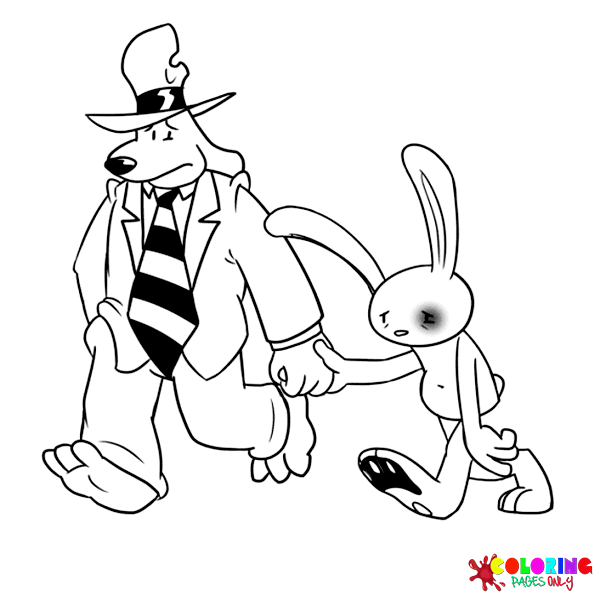 Sam and Max Coloring Pages