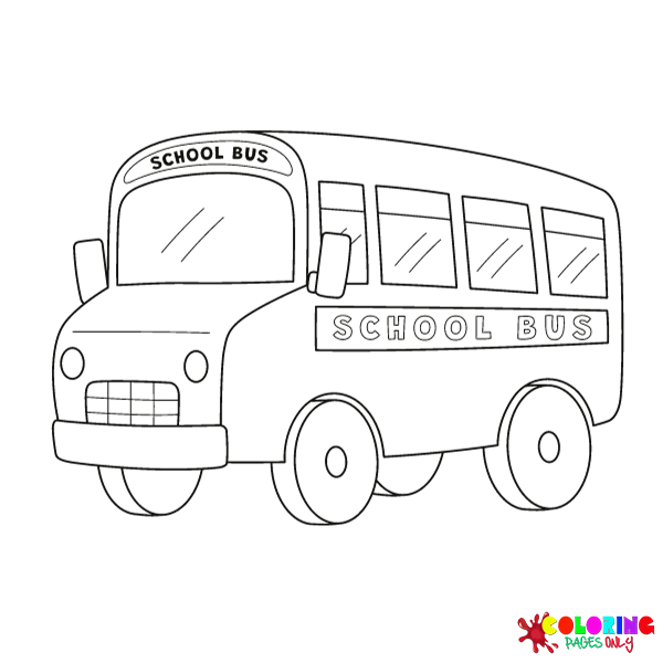 School Bus Coloring Pages