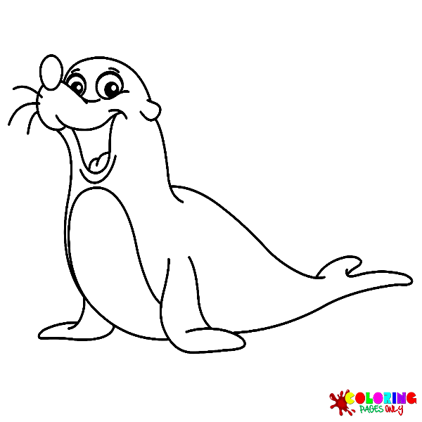 Sea Lion Coloring Pages