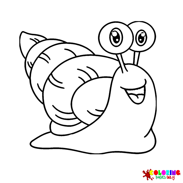 Sea Snail Coloring Pages