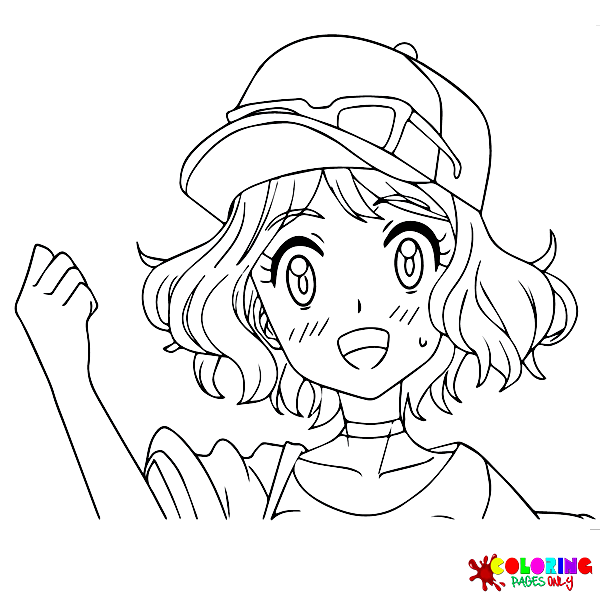 Serena Coloring Pages