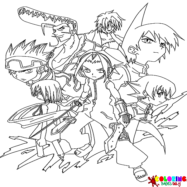 Shaman King Coloring Pages