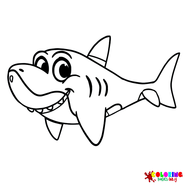 Disegni da colorare di squali