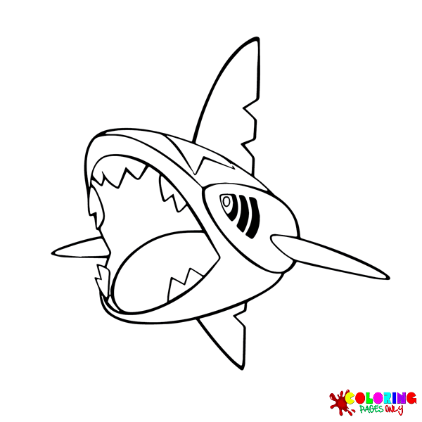 Dibujos Para Colorear Sharpedo