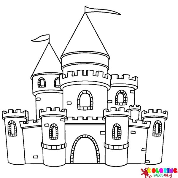 Disegni da colorare del castello