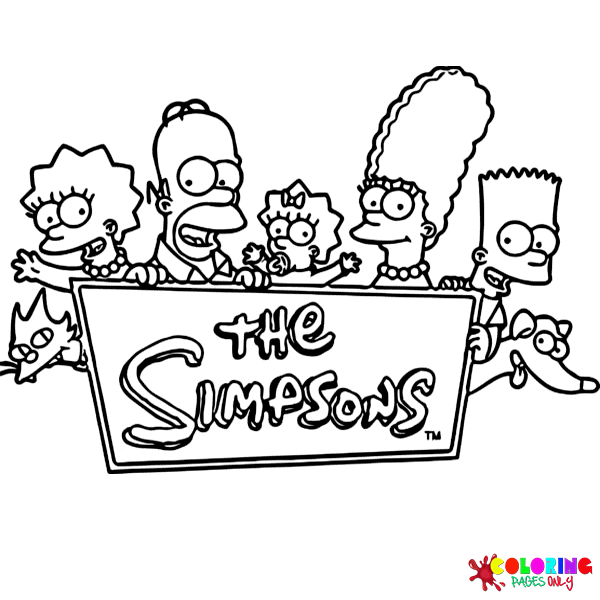 Disegni da colorare dei Simpson