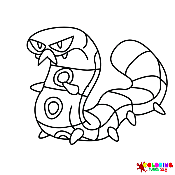 Sizzlipede Coloring Pages