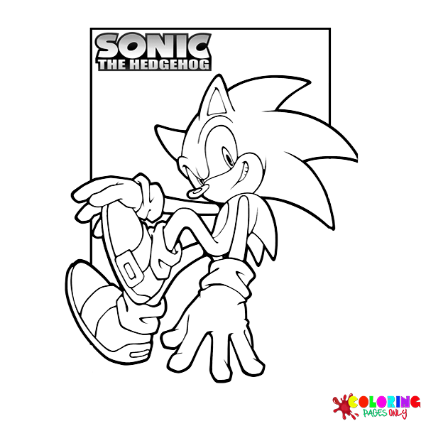 Sonic The Hedgehog Kleurplaten