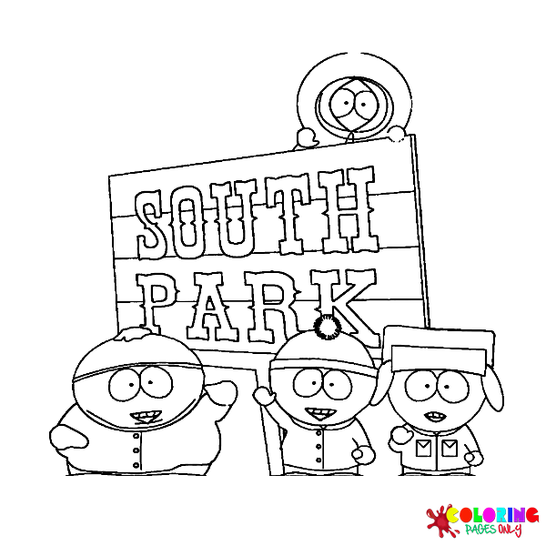 Disegni da colorare di South Park