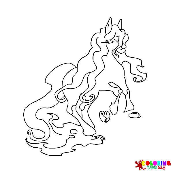 spectrier coloring page printable pokemon