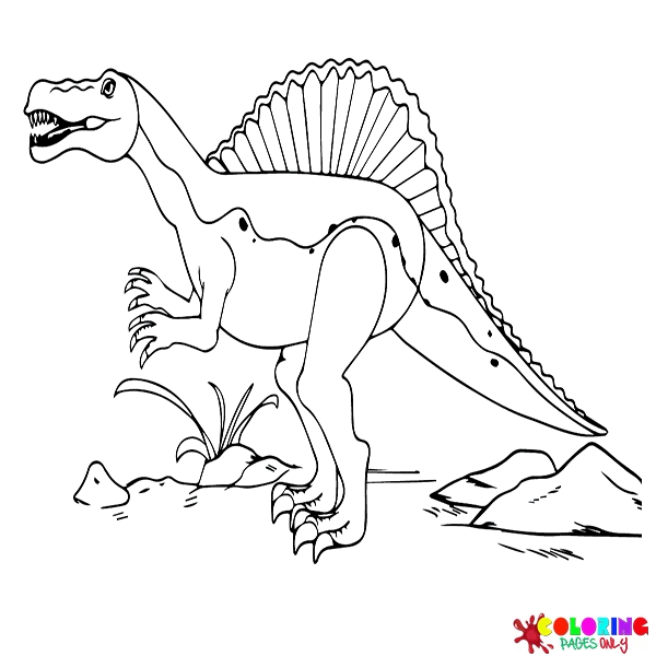 Spinosaurus Kleurplaten