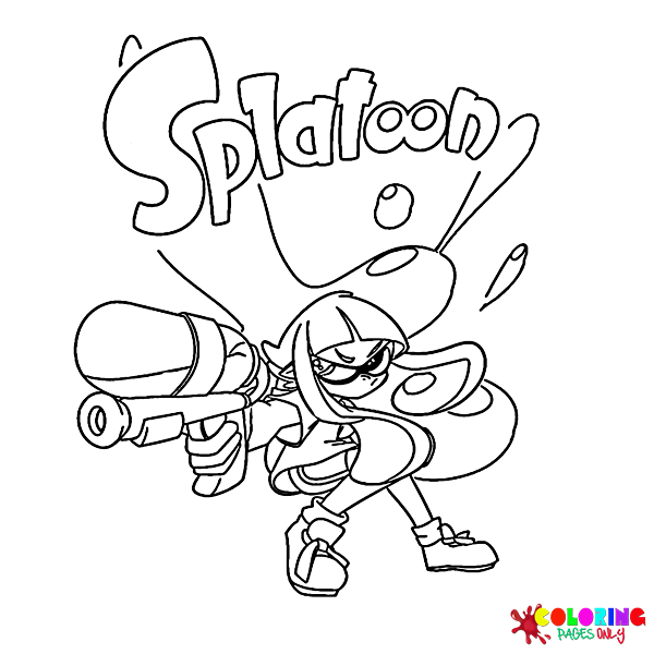 Splatoon Coloring Pages