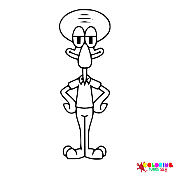 47 Squidward Tentacles Coloring Pages - ColoringPagesOnly.com