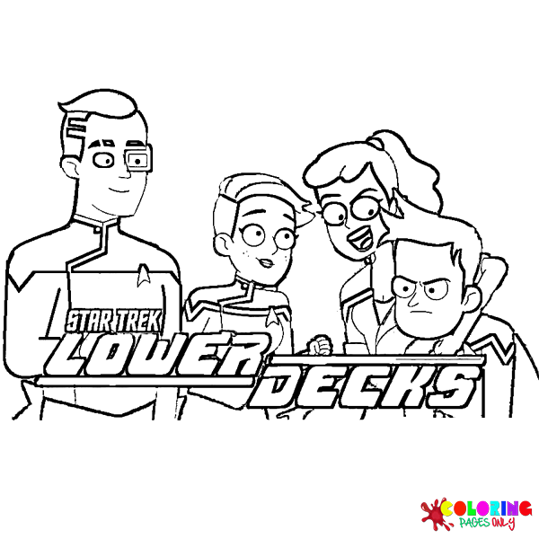 Star Trek: Lower Decks Coloring Pages