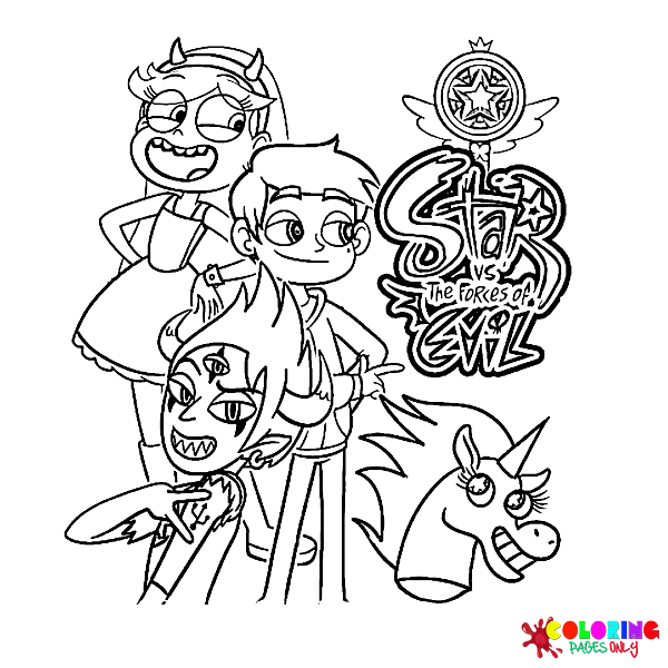 Star vs. the Forces of Evil Coloring Pages