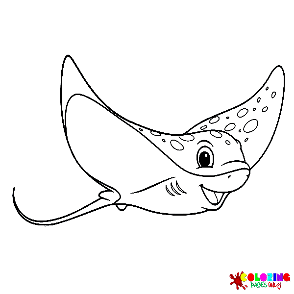 Stingray Coloring Pages