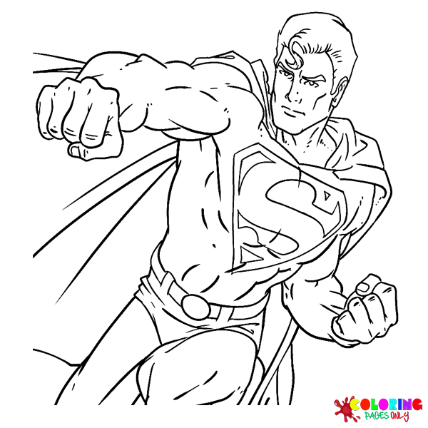 Superman Coloring Pages