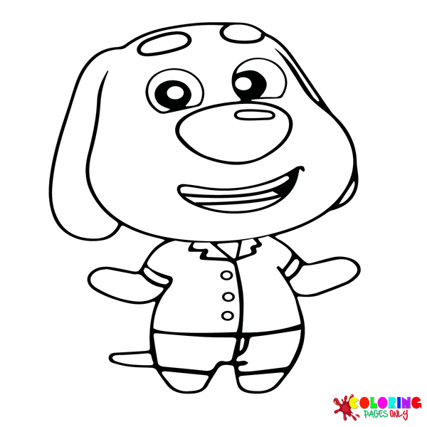 Talking Ben Coloring Pages