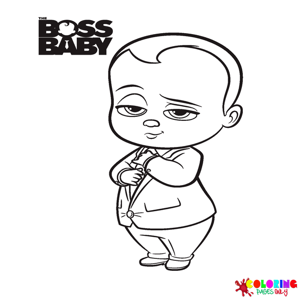 De Boss Baby Kleurplaten