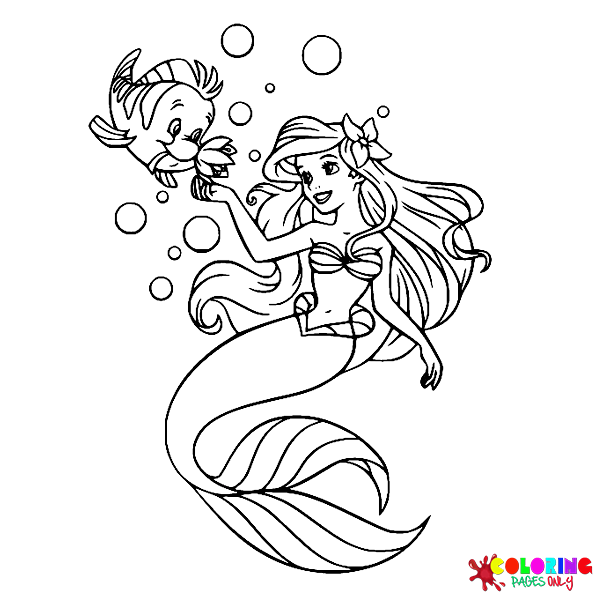 The Little Mermaid Coloring Pages