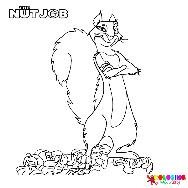 The Nut Job Coloring Pages
