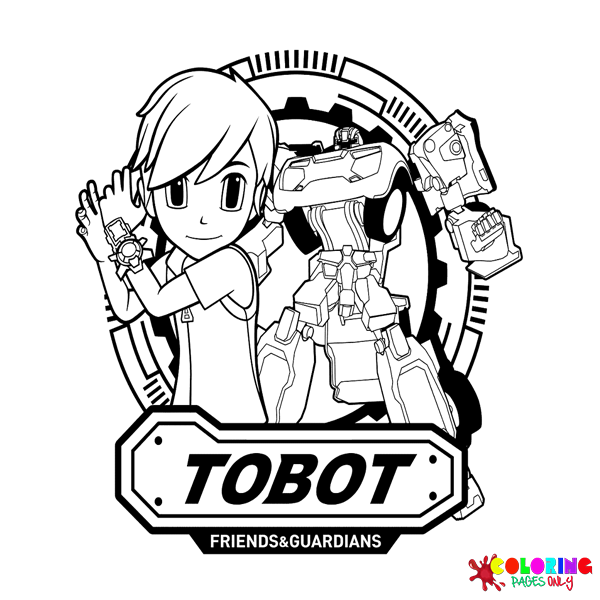 Tobot Coloring Pages