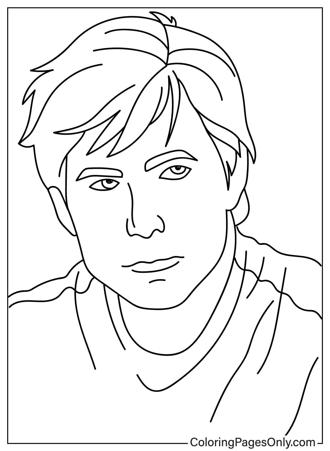 Tom Cruise Printable Coloring Page from Tom Cruise