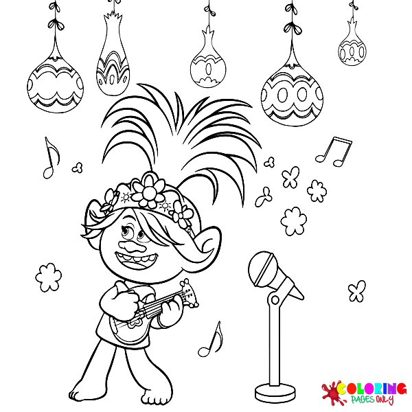 Trolls World Tour Coloring Pages