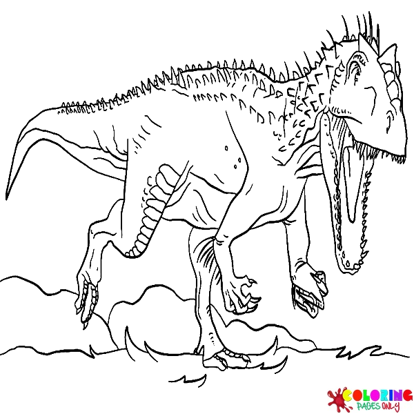 957 Free Printable Dinosaurs Coloring Pages