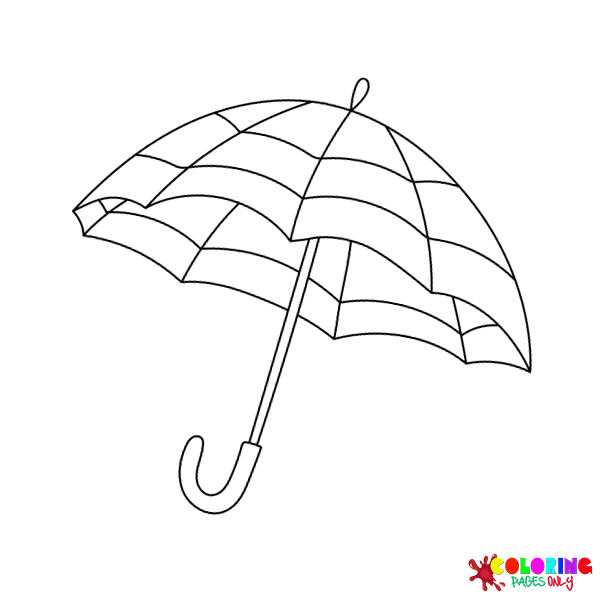 Coloriage Parapluie